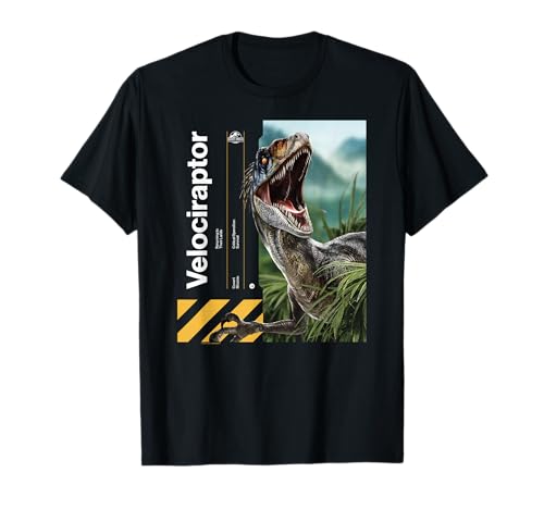 Jurassic World Rebirth Velociraptor Covert Mission T-Shirt