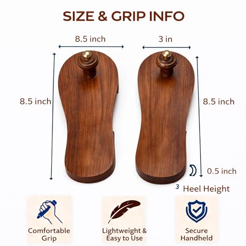 Image of Traditional Wooden Paduka (Khadau) | Handcrafted Wooden Sandals for Pooja, Temple, Meditation & Daily Worship | Wooden Footwear for Men & Women
