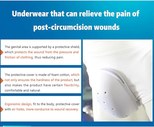 Post Circumcision Underwear for Kids, Circumcision Underwear, Surgery Recovery Pants, Breathable Boxer Shorts for Boys(1pack,XL-XLarge)3