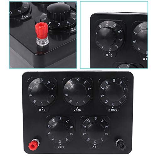 helyzq 0-99999 ohm variable resistance box decade resistor experimental equipment for physical school teaching