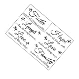 NUOBESTY 1 セットファッションレター ステッカー 英 字 装飾 デ 簡 に剥がせる