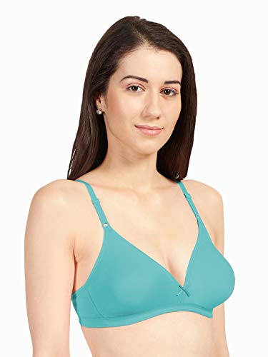 Image of SONARI Omania Womens Non-Padded Cotton Polyester Bras - Solid, Non-Wired, Medium Coverage, Hand Washable (Pack of 2)