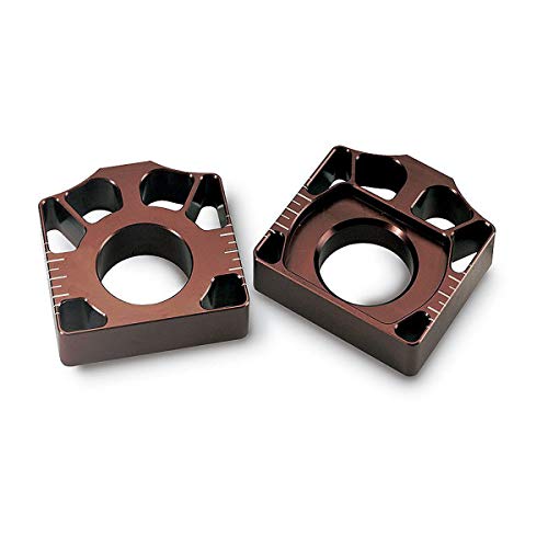 Pro Circuit Billet Axle Blocks (Brown) For 03-07 Kawasaki Kx250 #TOP4