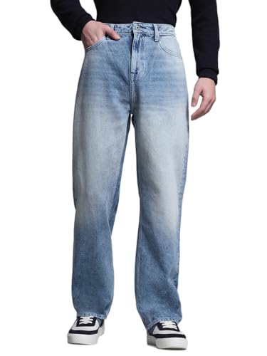 Image of Jack & Jones Men's Loose Fit Jeans | High Rise | Jeans for Men