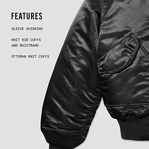 Alpha Industries Men's Cwu 45-P Flight Jacket (2Xl, Black) #TOP3