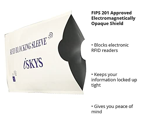 Top Rated Iskys 16 Pack Rfid Blocking Sleeves Credit Card Protector & Passport Identity Theft (12 Credit Card + 4 Passport) White #TOP2