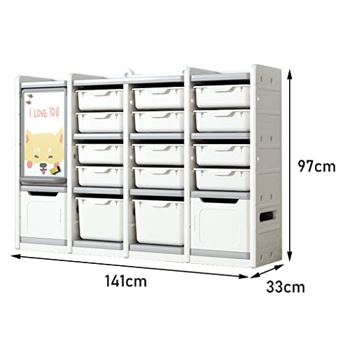 Cômoda De Plástico Para Quarto De Criança, Livro/jogo/organizador De Roupas, Fácil De Instalar (Colo