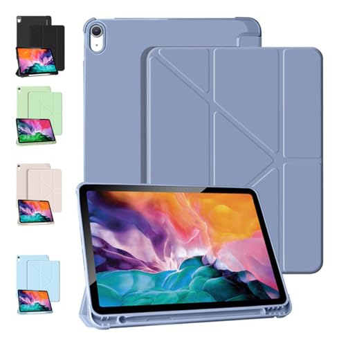 Capa para Ipad Silicone 7 8 9 Geração Case com Multi Funções 10.2 Suporte para Caneta Magnético (Rox