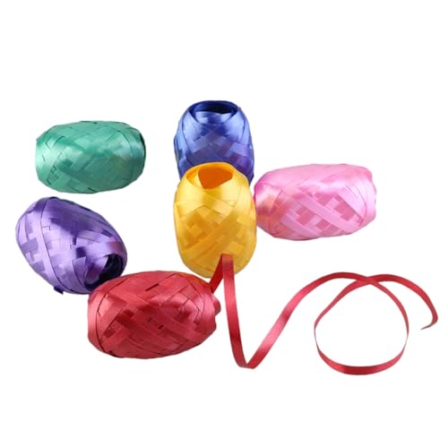VALICLUD 12pièce Lot De Attaches Pour Ballons Ruban Décoratif Pour Emballage Cadeau Mariage Fête Couleurs Assorties