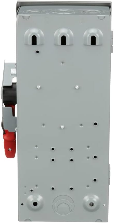 Square D - HU361 Heavy Duty Safety Disconnect Switch, Steel, Non-Fusible, 30-Amp, 600V, 3-Pole, 30 HP, Indoor