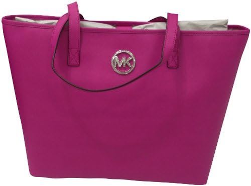 Michael Kors Jet Set MD Travel Jewel Tote Pink Saffiano Leather