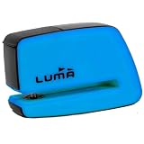 LUMA 91D Candado Antirrobo de Disco para Moto | Acero Endurecido | Alta Seguridad para Motocicletas y Scooters | Cerradura de Seguridad Luma (Azul)