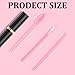 Chanaco 600Pcs Eyelash Extension Supplies Kit Lip Applicators Disposable Lash Spoolies Brushes Mascara Wands Pink Micro Swab Brushes Makeup