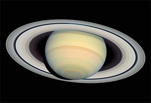 New Horizon Aviation, LLC Saturn Beautiful Image Hi Gloss Space Poster Fine...