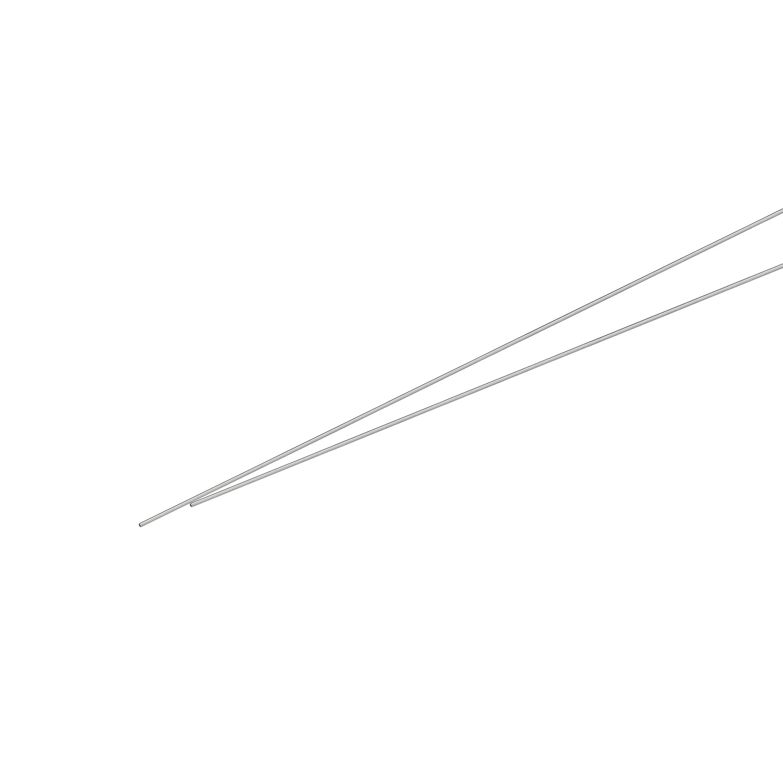 QUARKZMAN 2 szt. rurka kapilarna ze stali nierdzewnej 304 OD 0,4 mm x 0,1 mm, rura metalowa, grubość ścianki 250 mm