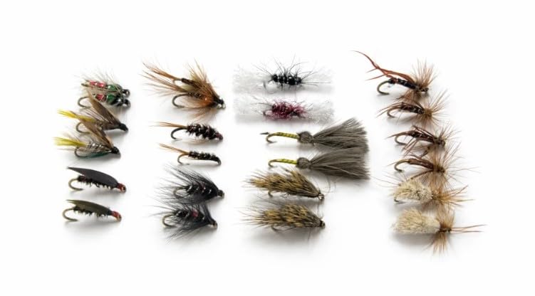 Match the Hatch: Loch Selection of fly fishing flies. June fishing flies - 24 Flies, named selection