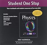  Holt Mcdougal Physics: Student One Stop Dvd