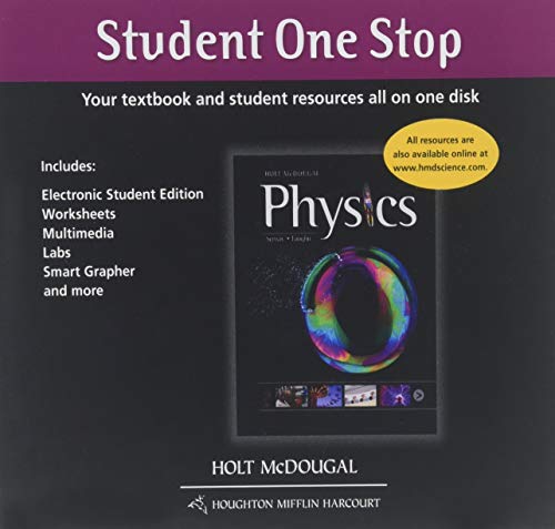 Holt Mcdougal Physics: Student One Stop Dvd