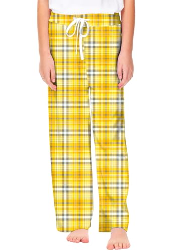 Image of Remimi Girl Boy Plaid Pants Drawstring Summer Casual Loose Bottoms 5-14 Years