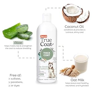 New-Hartz-True-Coat-Thick-Coat-Dog-Shampoo-Desheds-Softens-with-Oat-Milk-Coconut-Oil-Aloe - Cucciolini Doodles   New-Hartz-True-Coat-Thick-Coat-Dog-Shampoo-Desheds-Softens-with-Oat-Milk-Coconut-Oil-Aloe