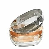 AUTMORAN 3 Pack 200 oz,Clear & Reusable Acrylic Serving Bowls - Capable of serving salad, popcorn,chips,dips,and condiments. Used for Parties or Entertaining.