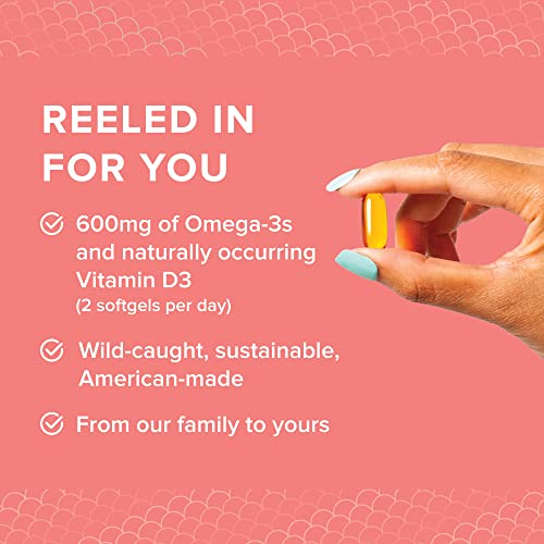 Trident Pure Catch Wild Alaska Salmon Oil Supplement - (60 Count Soft Gels) - Contains Vitamin D3, Epa & Dha Omega-3 Fatty Acids, Supports A Healthy Heart, Joints And Skin, Refreshing Citrus #TOP1