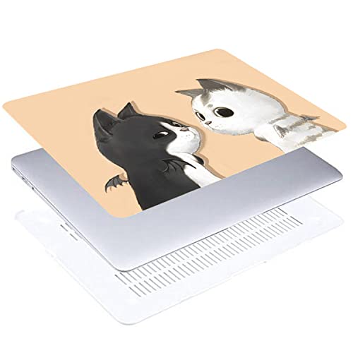 Funda MacBook Pro 16 A2991 A2485 carcasa rígida con protector teclado Winged Cat 4