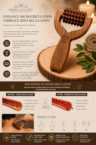 Image of Balayantra for Hair Growth Roller | Head Bala Yantra Wooden Derma Balyantra Wood Massage & Scalp Massager - Pain Relief Blood Circulation || SM01