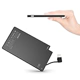 TNTOR Portable Charger Ultra Slim Power Bank with Built in Cable, 5000mAh Ultra Slim Power Bank Compatible with iPhone 14/13/12/11 Pro/Max/X/8/7 etc…