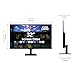 Samsung 32-Inch M5 (M50F) Series FHD Smart Monitor with Streaming TV, Speakers, HDR10, Gaming Hub, Multiple Ports, Workout Tracker, Vision Accessibility Tools, Black, LS32FM502ENXZA