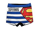 Superman Badehose für Jungen, blau / schwarz, 8-9 Jahre