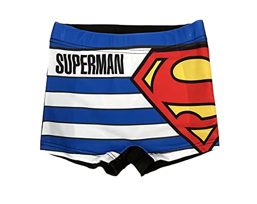 Superman Short de bain pour garçon, bleu/noir, 8-9 ans Cover
