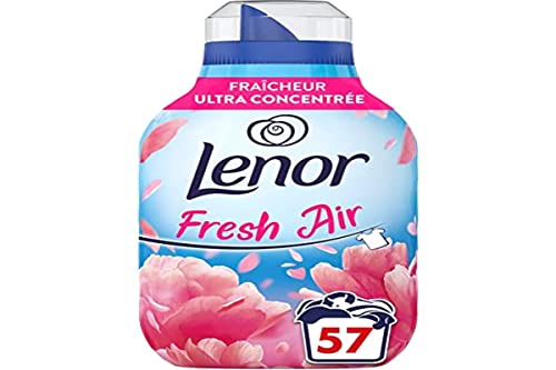 Lenor Suavizante Fresh Air 57 lavados, flor - Frescura ultra concentrada, botella reciclada