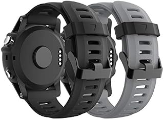 CSVK Compatible with Fenix 3 Fenix 5X Fenix 6X Watch Band, Soft Silicone
