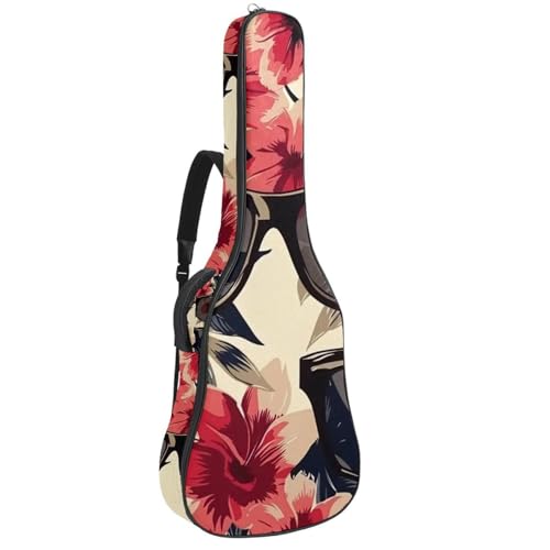 Housse de guitare acoustique vintage pour transporter votre musique en voyage