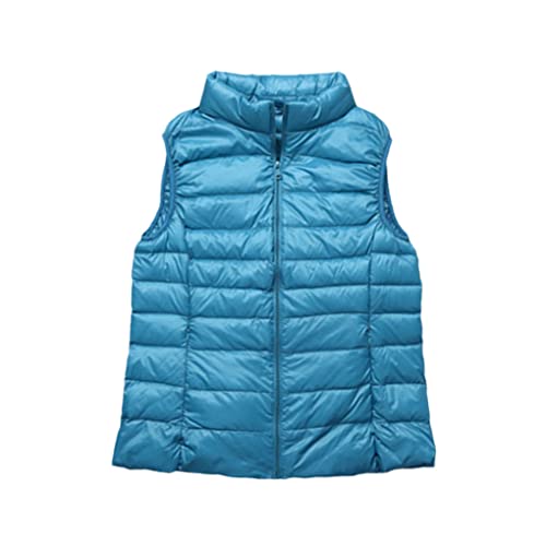 Winter Women Duck Down Vest Coat Ultralight Sleeveless Puffer Vest Jacket Windproof Duck Down Waistcoat