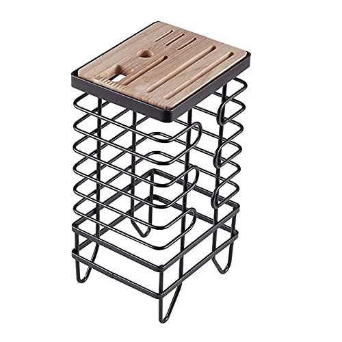 Bloques De Cuchillos Vacíos, Portacuchillos De Cocina De Metal Con Rejilla De Secado, Rejilla De Cuchillos De Gran Capacidad, Bloque De Almacenamiento De Cuchillos Para Apartamentos Pequeños, Cocina-B