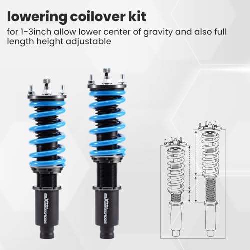 image for maXpeedingrods Coilovers for Honda Civic 1992-2000, for Honda CRX 1992