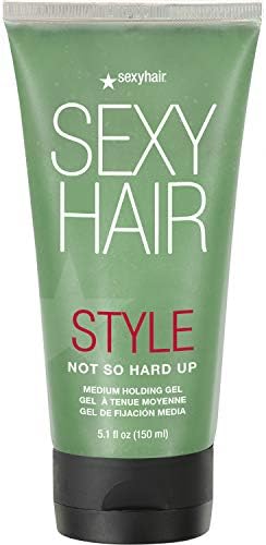 SexyHair Style Not So Hard Up Medium Holding Gel, 5.1 Oz | Flexible Formula | Allows for Re-Styling | All Hair Types