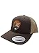 National Park Service Trucker Snapback Hat with National Park Service (NPS) Woven Patch (Brown on Khaki)