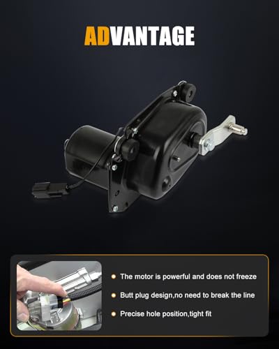 Image of ROADFAR Front Windshield Wiper Motor Fit for Ford for F-150 1980-1986