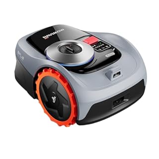 Segway Navimow i105N Robot Lawn Mower 1/8 Acre (500 ㎡), Wire-Free Setup, RTK+Vision Robotic Lawnmower, AI-Assisted Mapping, Virtual Boundary, APP Control, 58dB(A) Quiet, Multi-Zone Management