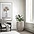 Kante Tall Concrete Planter, 21.7-Inch Height Weathered Concrete Large Indoor Outdoor Plant Pot with Drainage Hole for Patio Garden Home, Modern Decor for Flowers and Tree