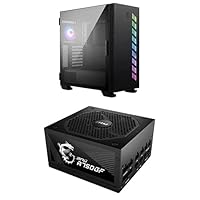 MSI MAG VAMPIRIC 300R Mid-Tower PC Gehäuse + MPG A750GF PC-Netzteil