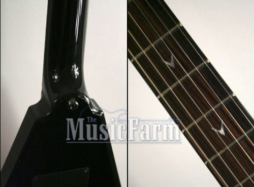 Amazon.co.jp: Dean ディーン Razorback V Guitar 25.5 Scale