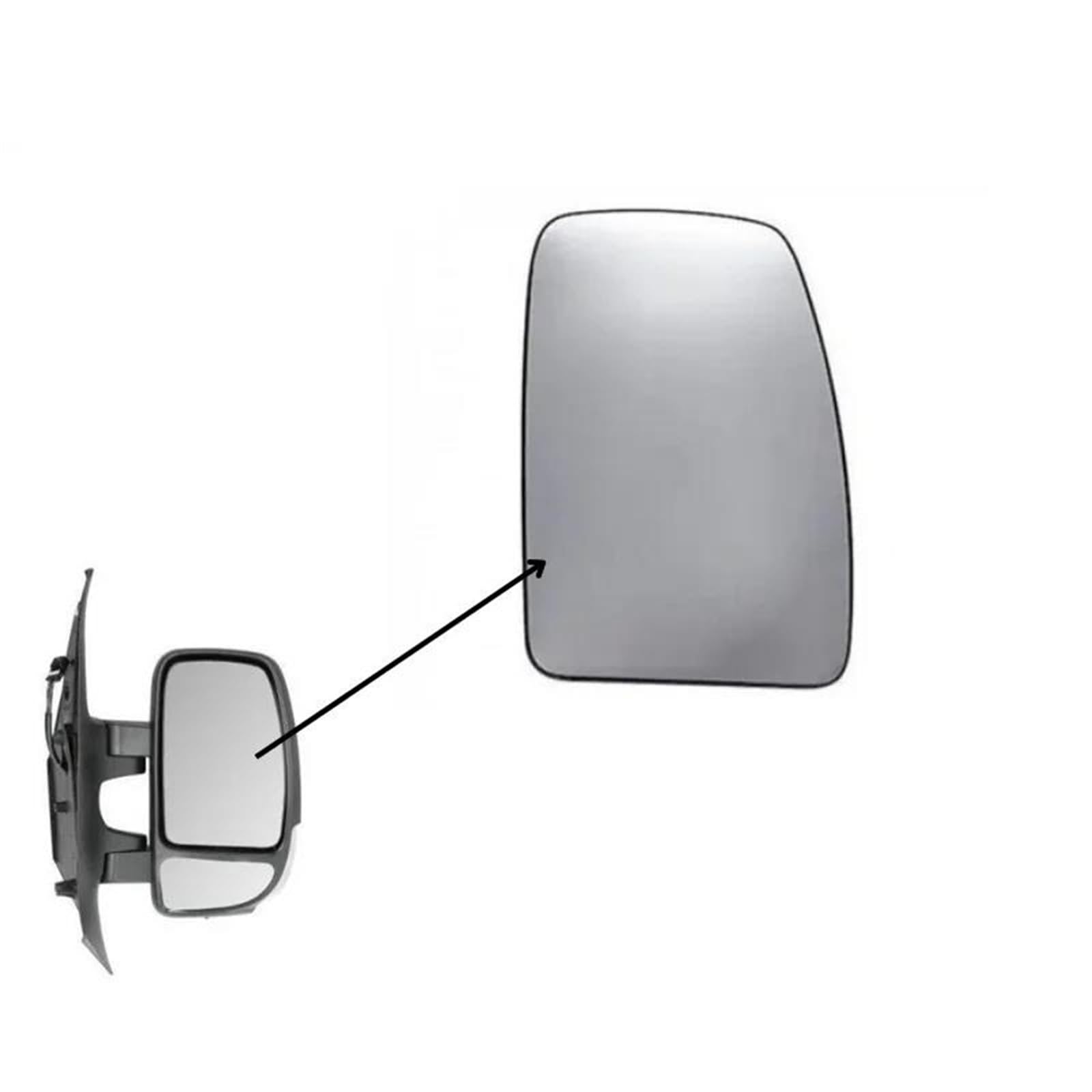 Seitenspiegelglas Flügelspiegelglas Rechts Links Wärme Für Master 