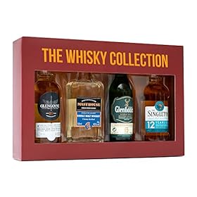Whisky Gift Set – Single Malt Whiskey Gift Sets for Men 4 x Alcohol Miniatures 5cl, Glengoyne, Glenfiddich, Jura, Masthouse – Mini Whiskey Tasting Set, Mens Gifts for Boyfriend, Dad Gift, Valentines Whisky Gift Set - Single Malt Whiskey Gift Sets for Men 4 x Alcohol Miniatures 5cl, Glengoyne, Glenfiddich, Jura, Masthouse - Mini Whiskey Tasting Set, Mens Gifts for Boyfriend, Dad Gift, Valentines – BEAMS INTERNATIONAL