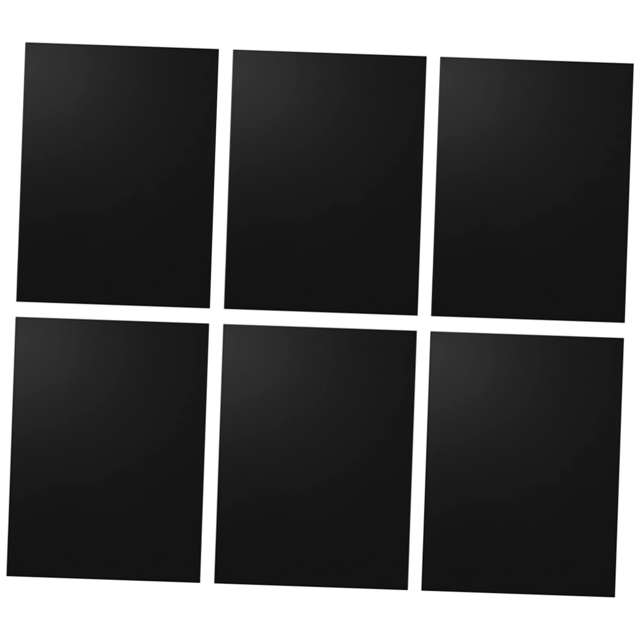 Gogogmee 6pcs Non Stick Bbq Grill Mats Heat Resistant Grilling Sheet for Easy Cleaning Storage Versatile Cooking Mat for Barbecue Oven Use Black