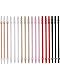 Twdrer 18PCS Bra Strap Clips Holder Strap Clips Non-Slip Women's Bra Straps Holder Adjustable & Concealing, Conceal Straps,Cleavage Control.(Six Colors)