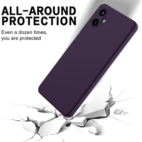 Image of Back Cover for Samsung Galaxy F06 5G / M06 5G | Full Camera Protection | Premium Liquid Silicon Case | Flexible Bumper Case for Samsung Galaxy F06 5G / M06 5G (Purple)